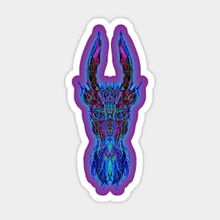 Capricorn 5c Amethyst Sticker